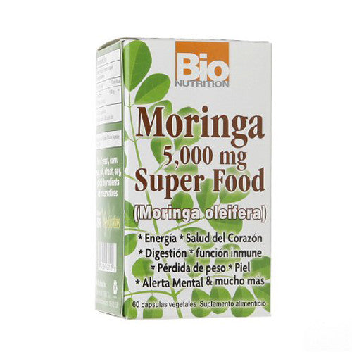 Bio Nutrition Moringa Super Food 5000 Mg Vegetarian Capsules - 60 Ea